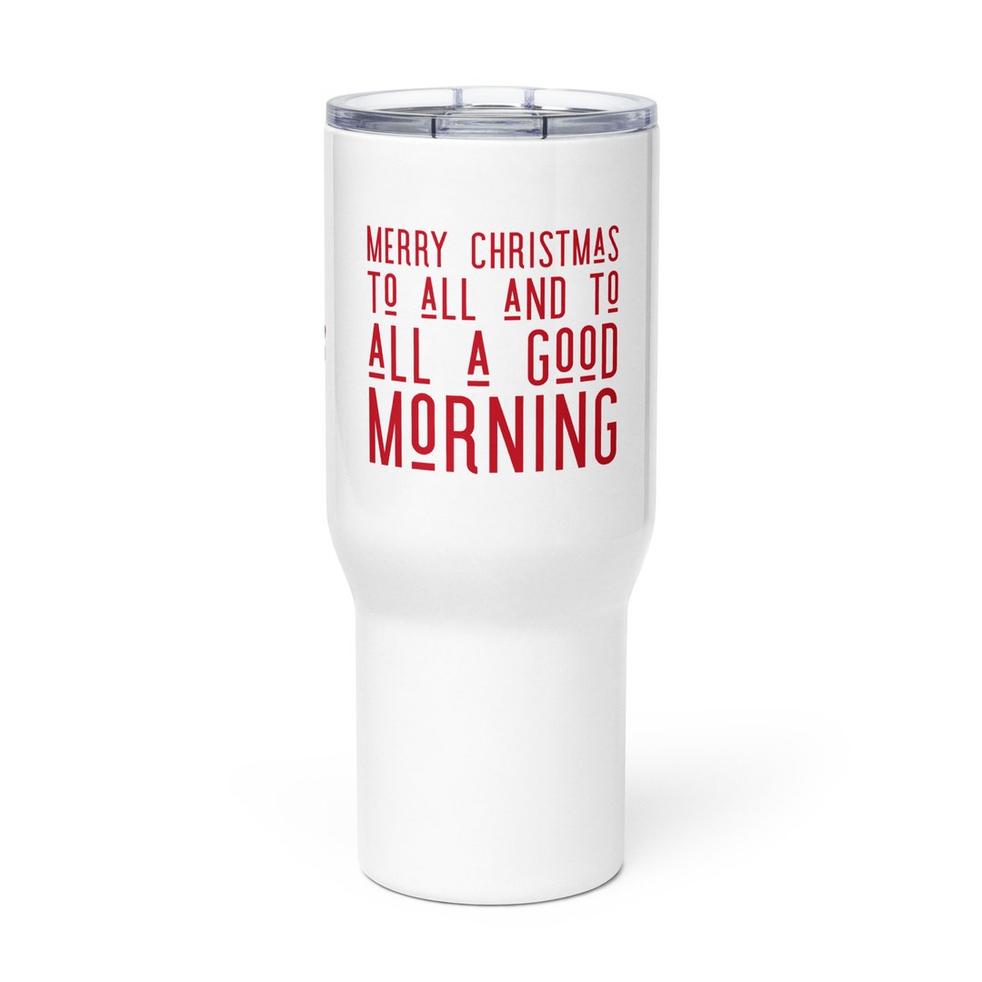 Christmas Travel Mug W/ Handle Etsy