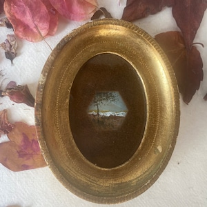 Italian miniature watercolor painting