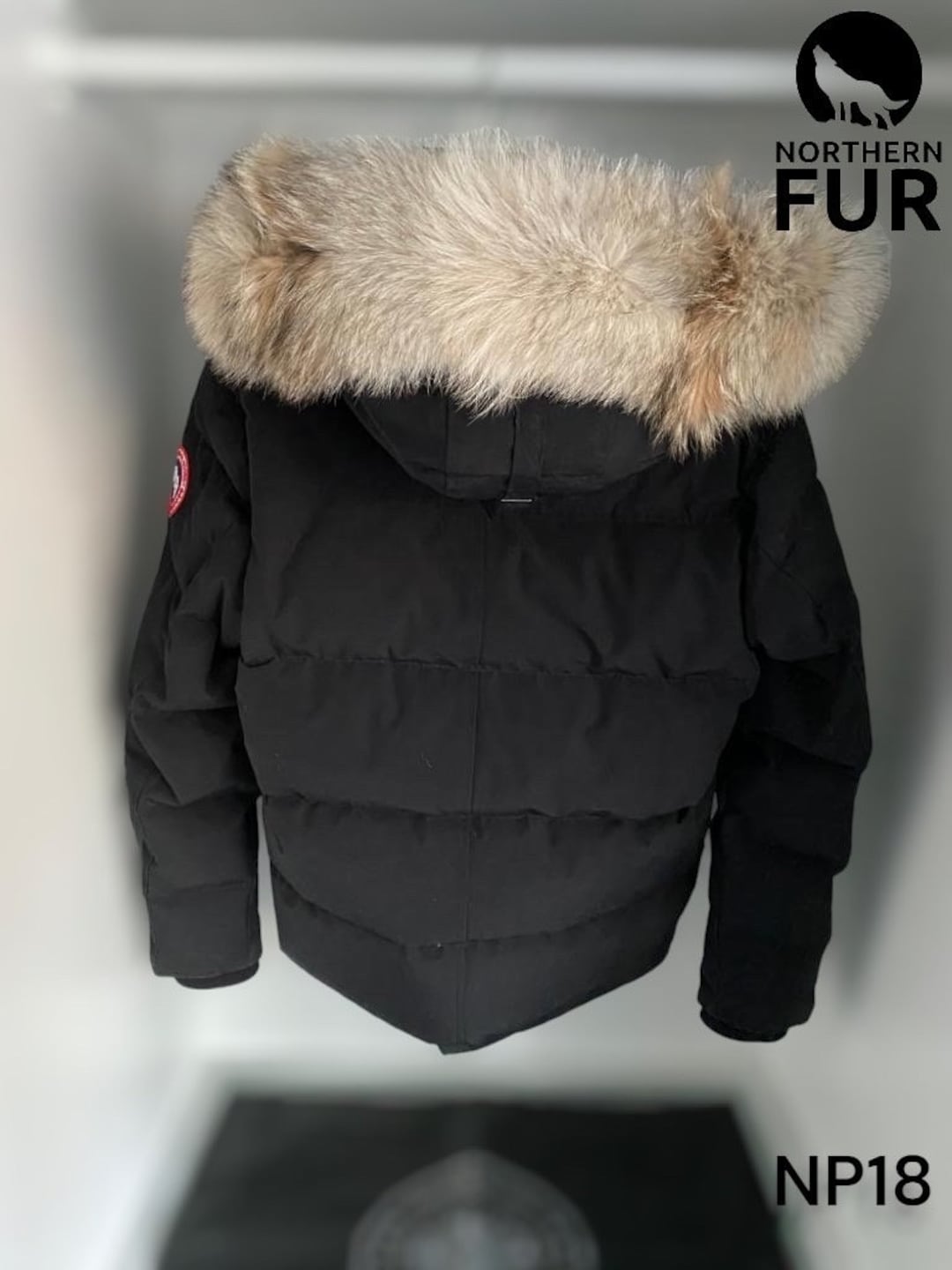 Canada Goose nonheritage Replacement Coyote Fur Trim, YKK Zipper, 49