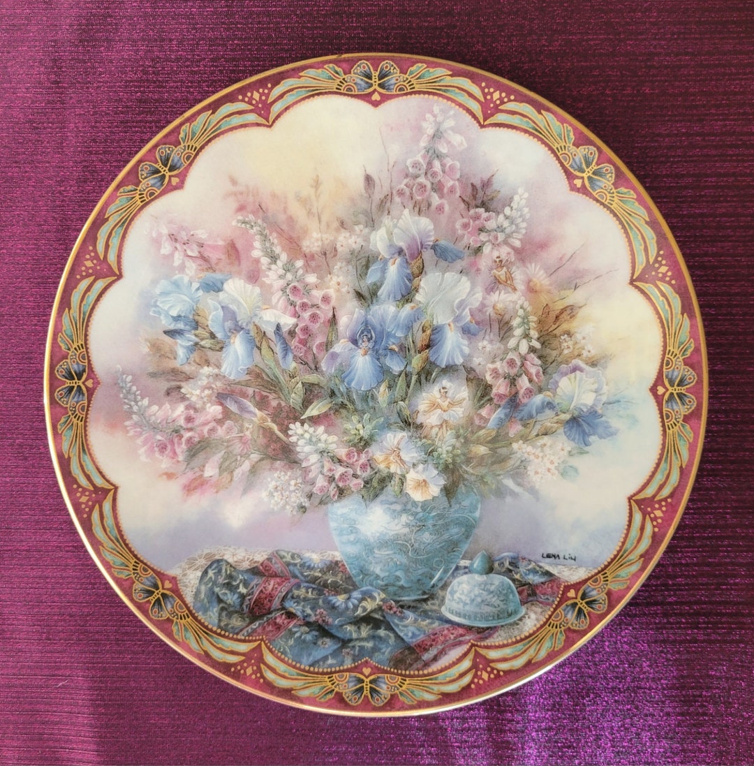 Lt'd Ed. 8.25 1993 22K Gold Rim Fine China Etsy