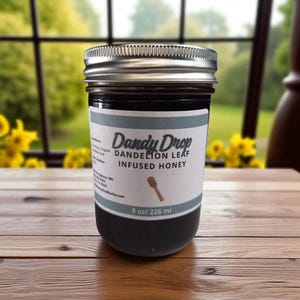 Dandelion Leaf Infused Raw Honey – Herbal Wellness