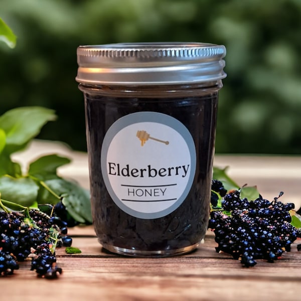 Elderberry Infused Honey