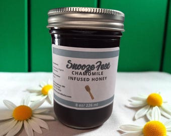 Chamomile Infused Raw Honey – Herbal Sleep Aid