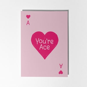 Sei un asso. Carta d'amore per San Valentino, anniversario, migliore amico, congratulazioni