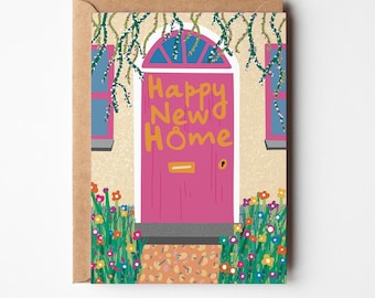 New Home Illustrated-wenskaart, Home Sweet Home-kaart