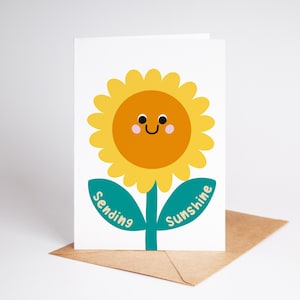 Envoi d'une carte de voeux soleil - J'ai de la joie de penser à vous, un rétablissement rapide, des vibrations positives