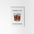 Whiskey Birthday Card, Birthday Card for Him, Dad Card product logo
