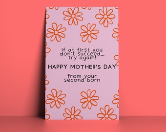 Mother's Day Card, Funny Card for Mum