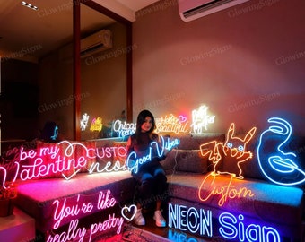 Custom Led Neon Sign | Wedding Neon Sign | Custom Name Neon Sign | Neon light Sign | Neon Sign Bedroom | Custom Neon Sign Logo