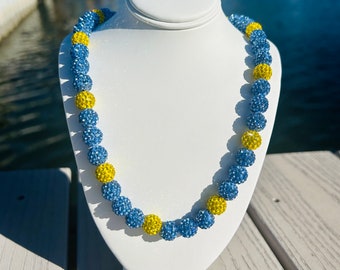 Tampa Bay Rays Beaded Necklace