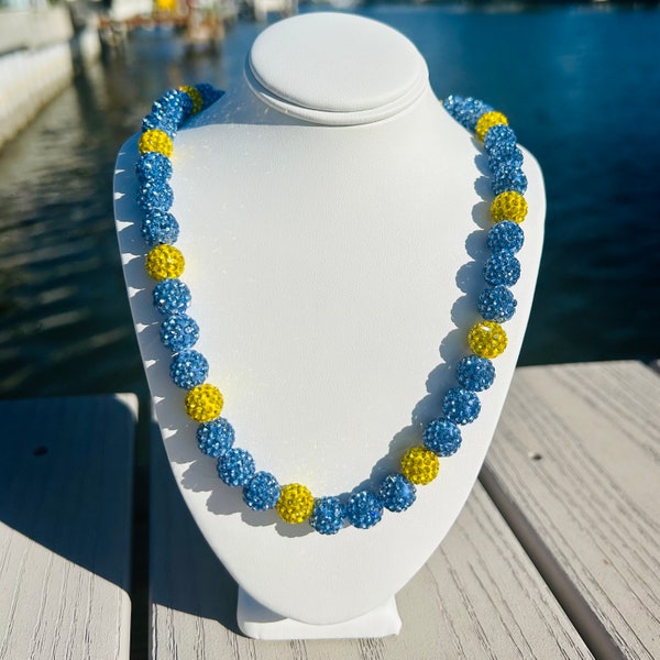Tampa Bay Rays Beaded Necklace