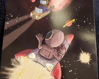 Space Greetings! postcard