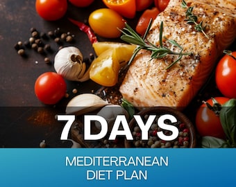7-Day Mediterranean Diet Plan: Healthy Recipes (Printable PDF)
