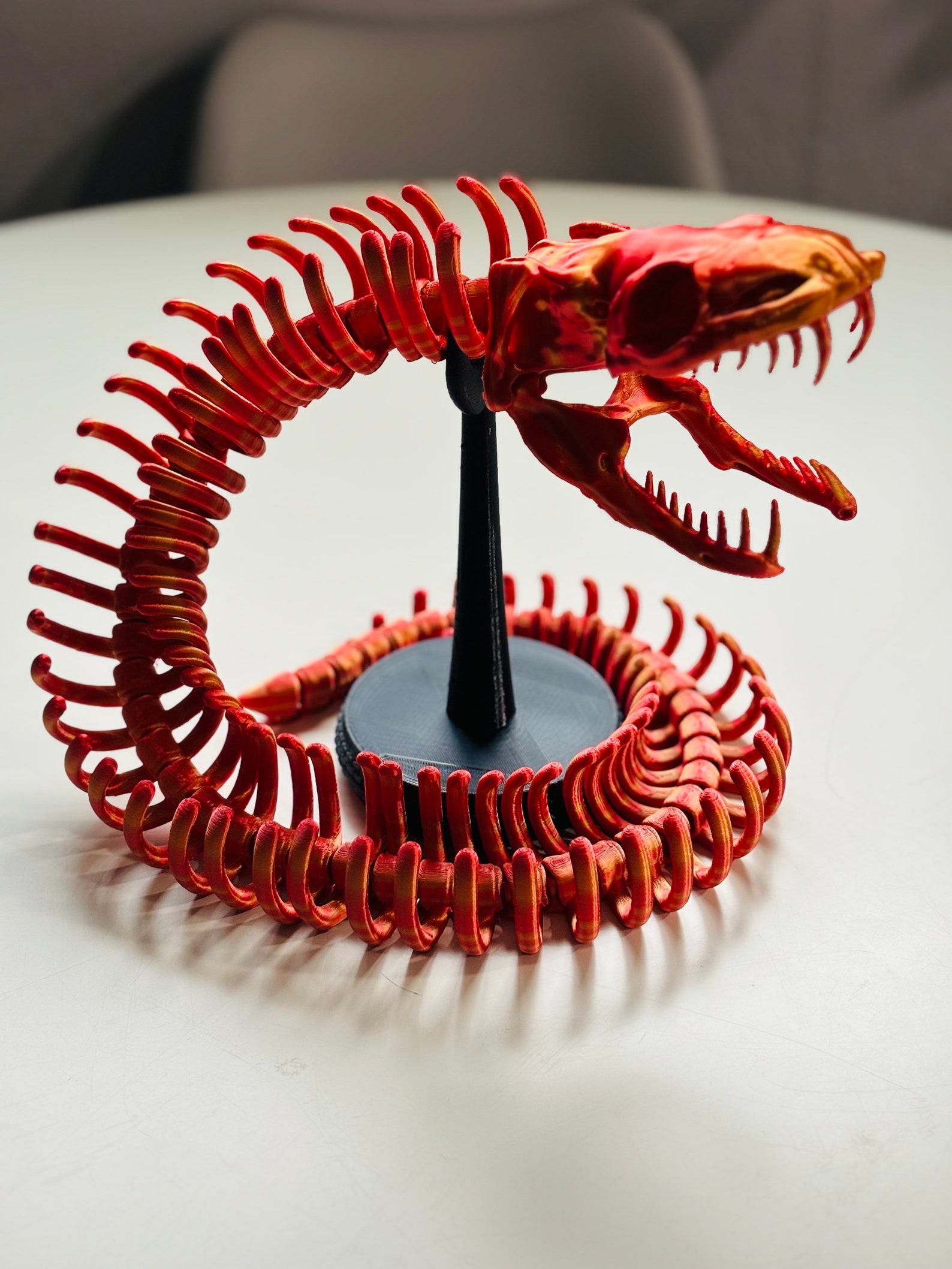 3D Printed Snake With Stand - Etsy