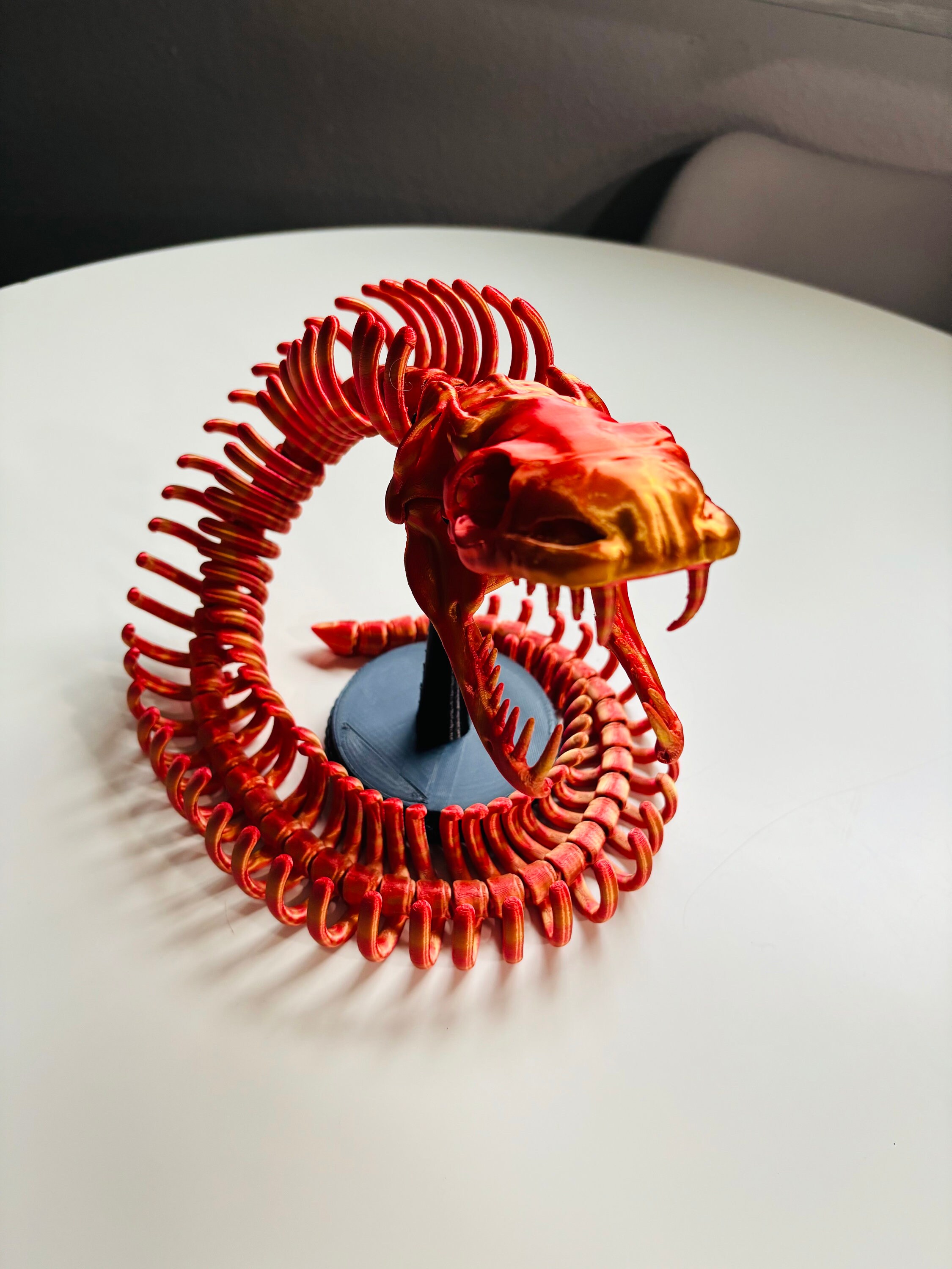 3D Printed Snake With Stand - Etsy