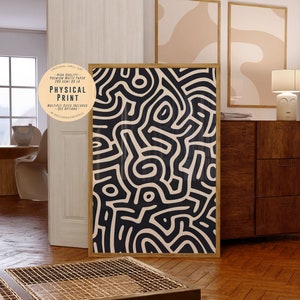 Art Protest, Keith Haring Inspired, Maximalist, Expressionist Dynamic Doodles, Bold Lines, Bright Minds, High Resolution Print