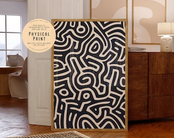 Keith Haring Inspired Art Print: Pop Protest Doodle