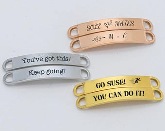 Custom Running Shoe Tag,Shoe Tag ID For Runners And Cyclists,Shoelace Buckle,Marathon Gift,Pair Shoe Accessories,Gift For Runners