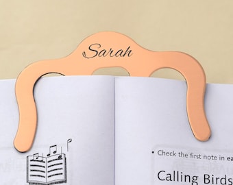 Personalized Music Bookmark Clip Custom Engraved Sheet Music Page Holder for Piano Guitar Violin Saxophone Perfect Teacher Gift for Musician