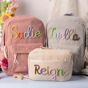 Personalized Kids Backpack Lunch Bag,Custom Name School Bag,Toddler Book Bag,Back to School Gift,Gifts for Boys Girls,Children&#39;s Backpack