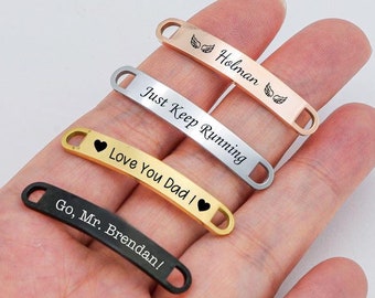 Running Shoe Tag,Shoe Tags,Personalized Shoe Tag,Engraved Name Shoe Buckle,Metal Shoe Lace Charm,Stainless Steel Tag, Running Gifts