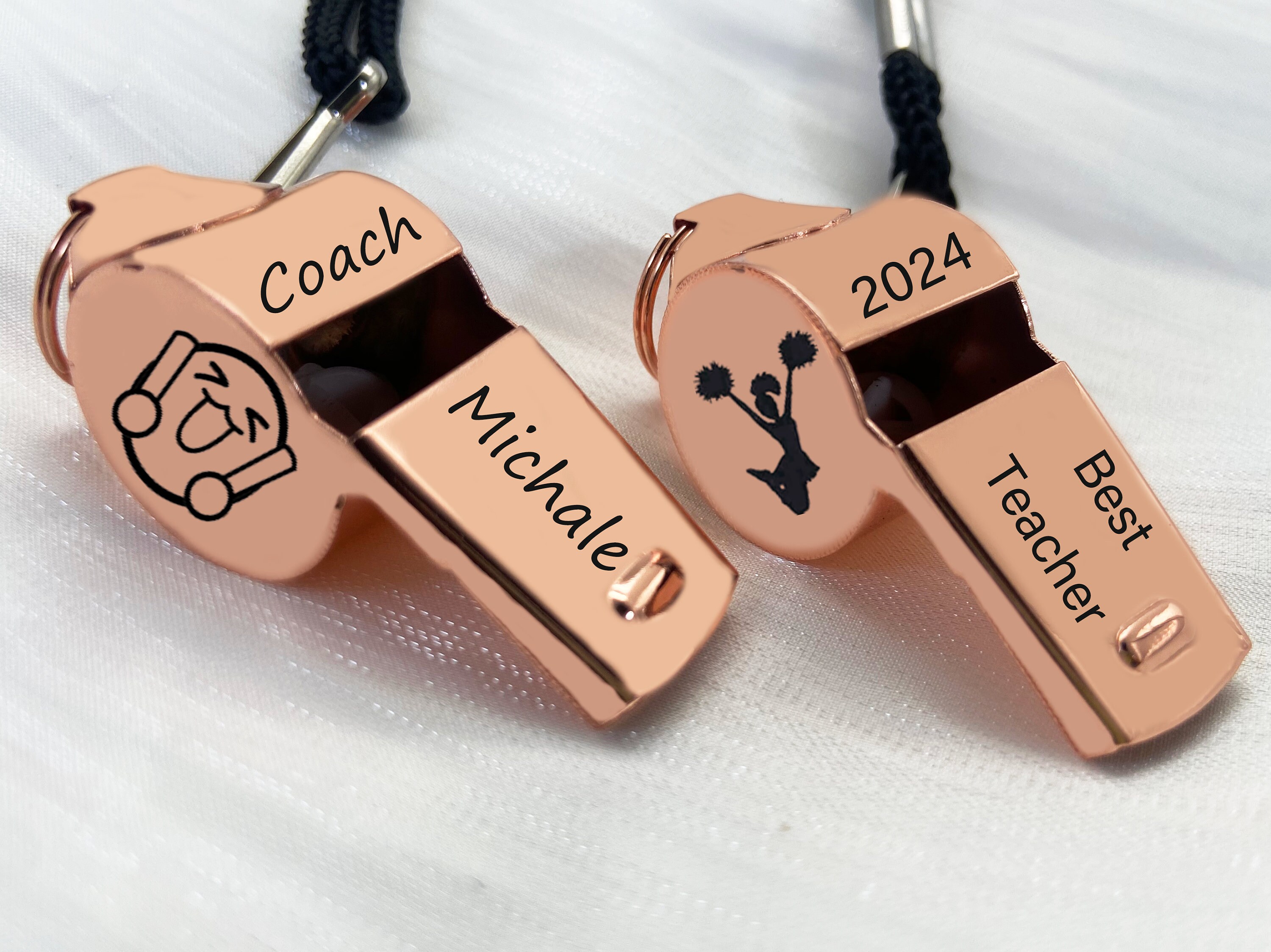 Personalized Whistle Necklace Custom Coach Whistle Personalized Outdoor