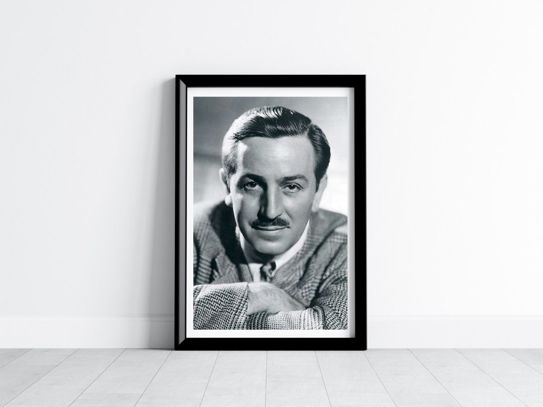 Walt Disney Matte Portrait Disney Wall Art Vintage Disney Etsy