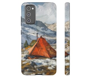 High Sierra Camp Painting - Phone Case | iPhone/Android Phone Case | Gift for Nature Lovers | Adventure/Mountain Phone Accessories