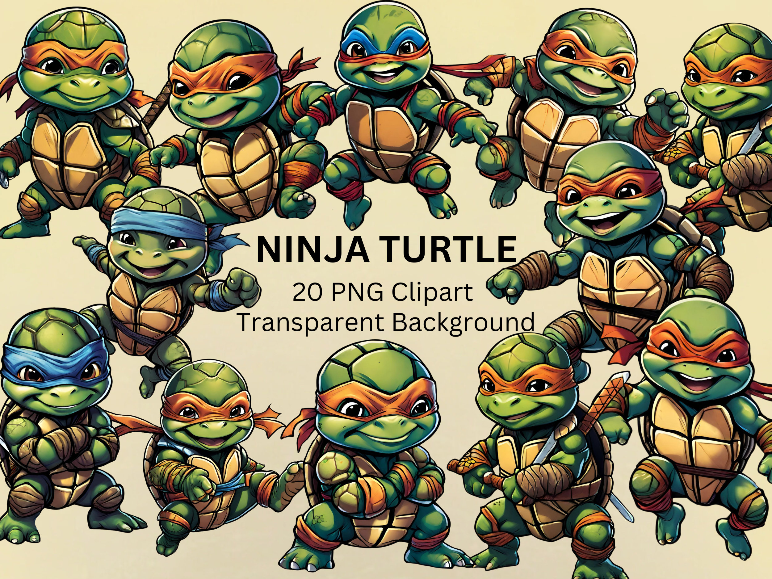 Ninja Turtle Face Outline