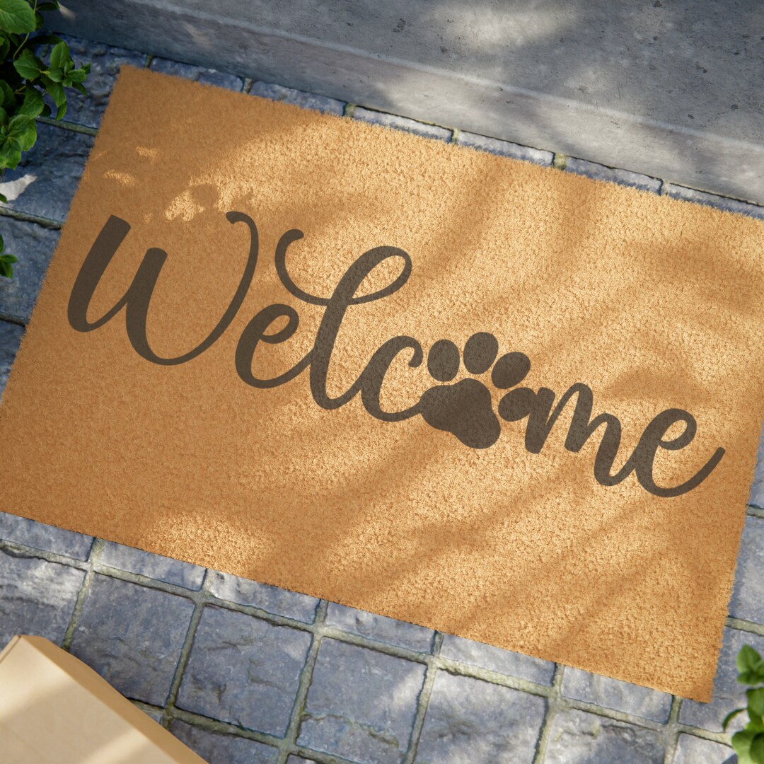 Home Sweet Home Doormat Home Mat Doormat Dog Etsy