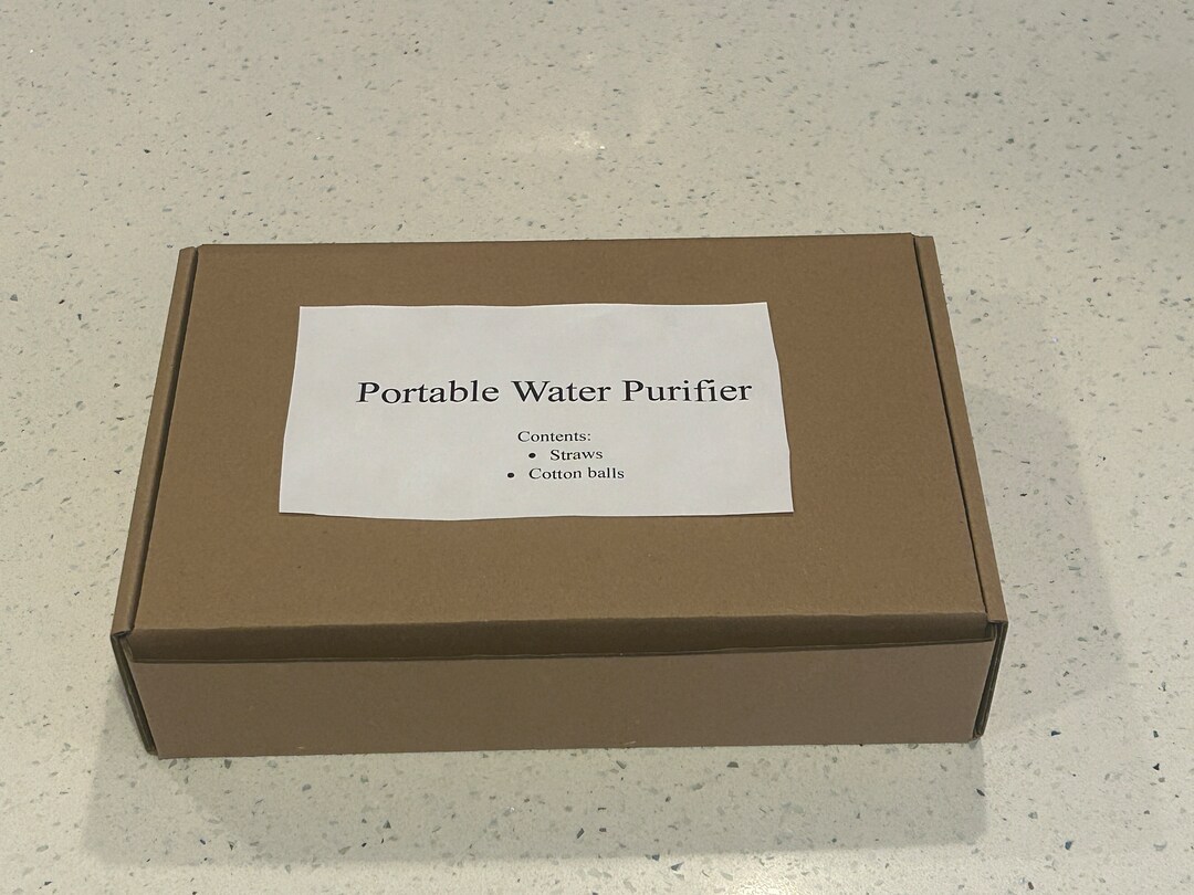 Inventor's Box: Homemade Water Purifier Straw - Etsy
