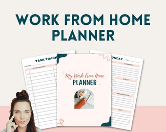 Work From Home Planner | 35+ Page Canva Template
