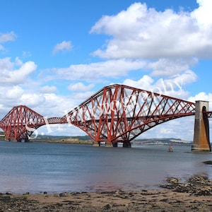 Forth Rail Bridge Queensferry Fife Scotland UK Wall Art Picture Print