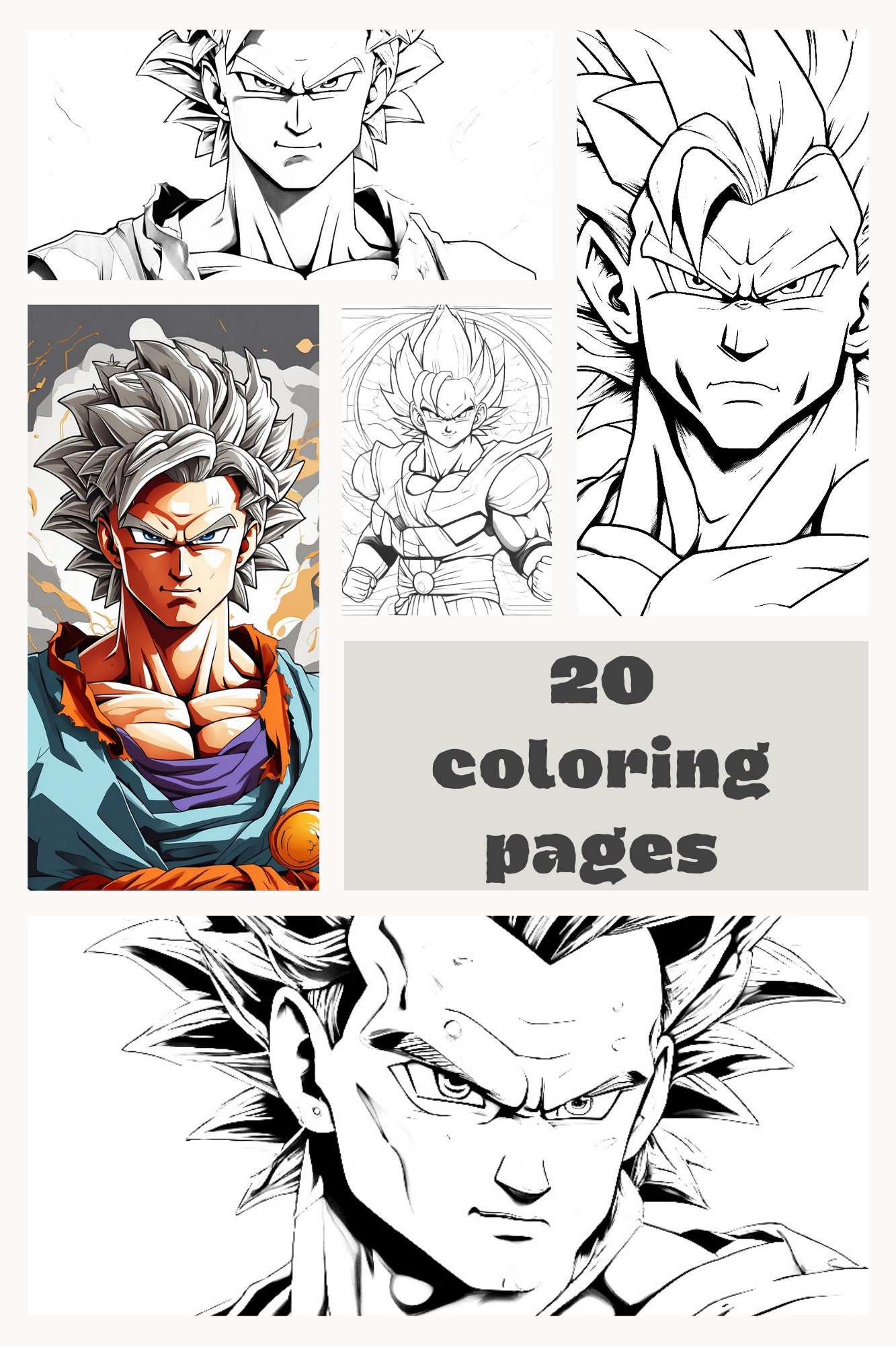 Printable Gogeta Coloring Pages - Anime Coloring Pages