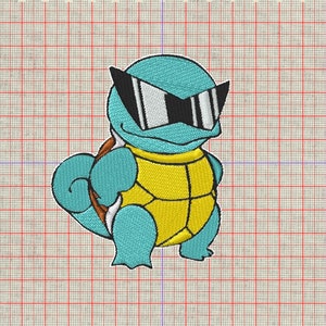 Borduurontwerp zonnebril Squirtle