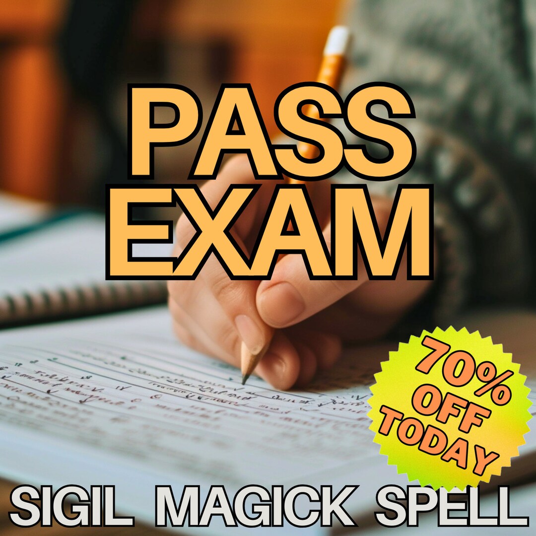 Pass Exam, Magick Sigil Spell, Academic Success, Study Boost ...