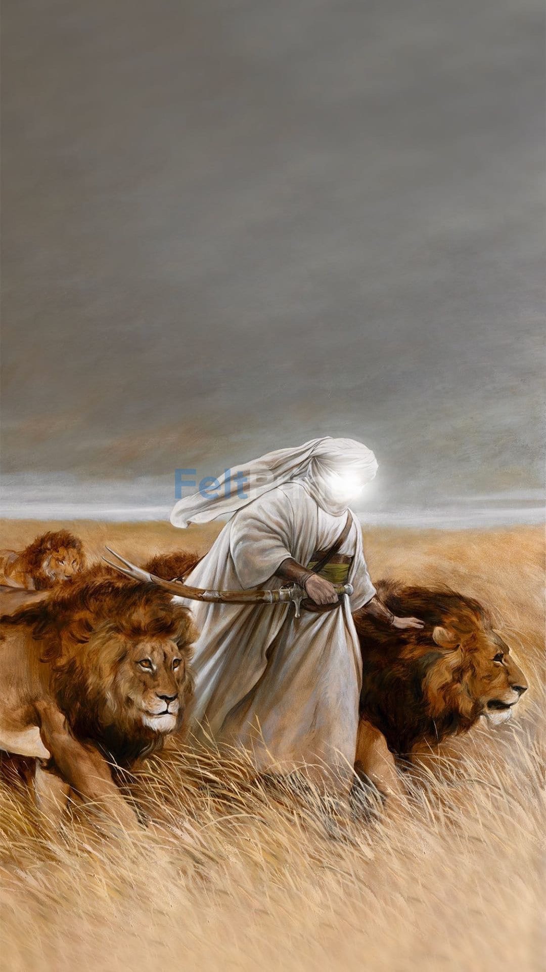 Fabric Printed Imam Ali Portrait - Etsy