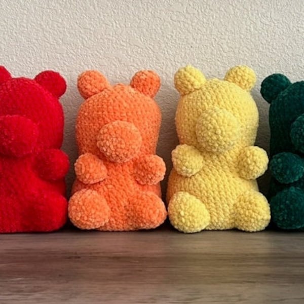 Beary Gummy (Gummy Bear) Crochet Pattern PDF