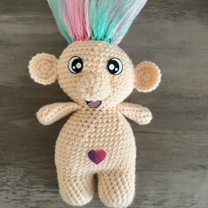 90s Toy Troll Crochet PDF