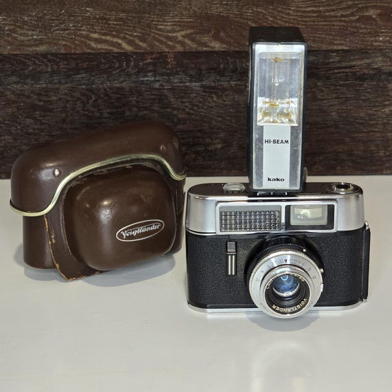 Voigtlander Frontor-matic 125 Camera With Case, and Kako Flash - Etsy