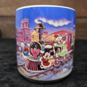 1997 Disney Christmas Mug, &quot;A Holiday Tradition&quot;, Limited Edition 1 of 5,000. Magic Kingdom
