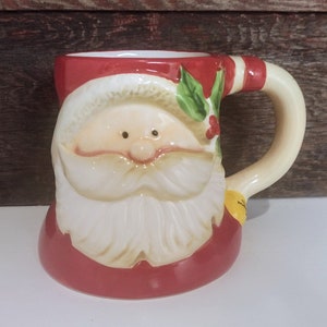 Vintage ceramic Santa Claus mug by SCM Designs.