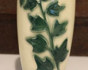 MCM vintage 1950's Royal Copley ivy leaf vase