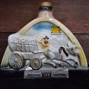 1969 Jim Beam “Harold’s Club” whiskey decanter