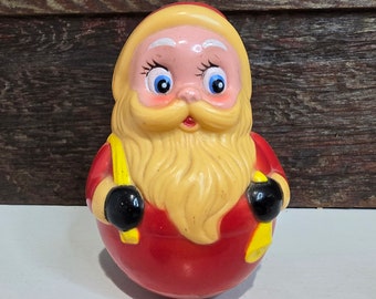 Kiddie Products Inc. Avon, Mass 02322 jouet du père Noël Weeble Wobble vintage des années 1970