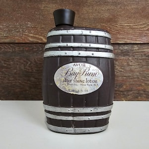 Avon Bay Rum After Shave Lotion Bottle
