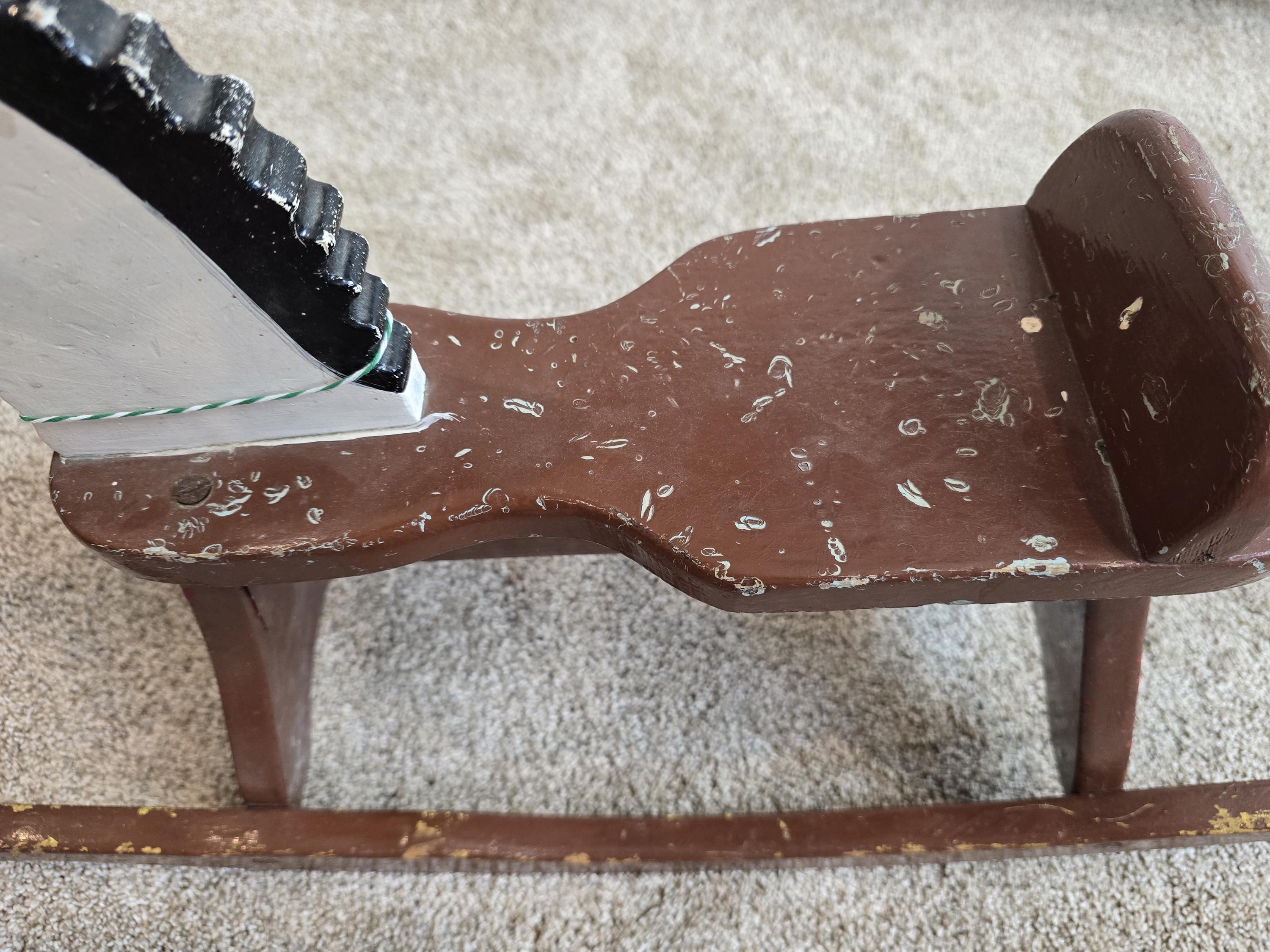 ヴィンテージ木製ロッキングホース - Etsy 日本