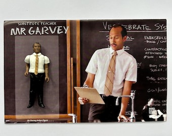 Mr. Garvey Substitute Teacher Action Figure – Featuring Aaron, Blake, Denise, & Timothy On a Clipboard