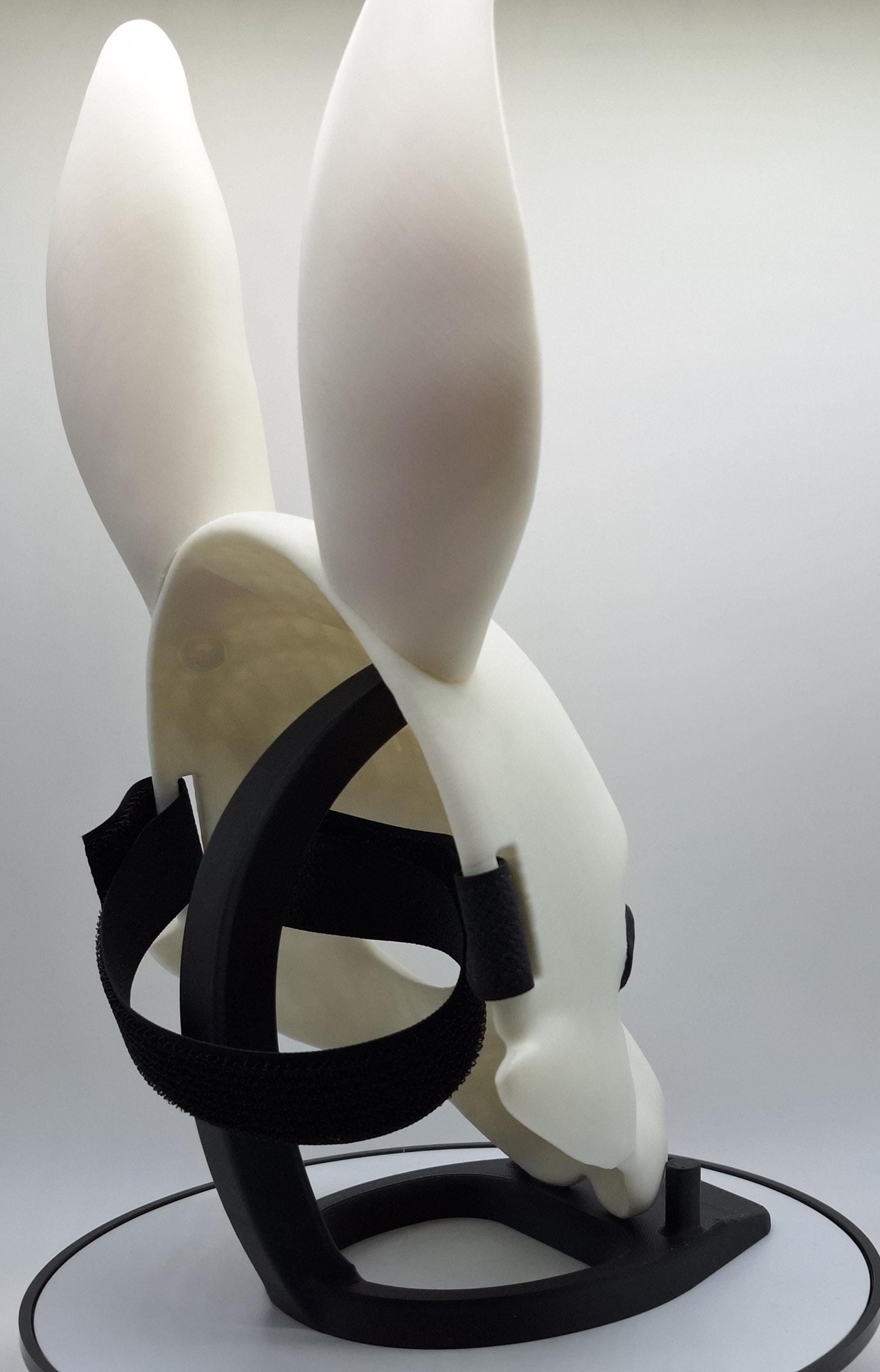 Zzz Rabbit Thirin Rabbit Therian, Quadrobics, Cosplay Mask Base – Wearable Bunny Mask - Etsy