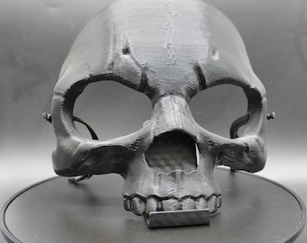 Wearable Skull Mask: Cosplay Halloween Scary Face Mask